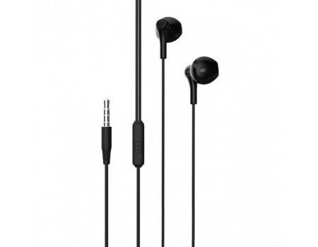 Наушники XO EP39  3.5mm Half  In-ear Earphone 1.15M Black