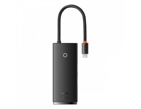 USB-Хаб Baseus Lite Series 5-in-1 (Type-C to HDMI + 3xUSB 3.0 + PD) black
