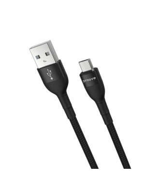 Кабель Proove Weft Micro USB 2.4A (1m) black