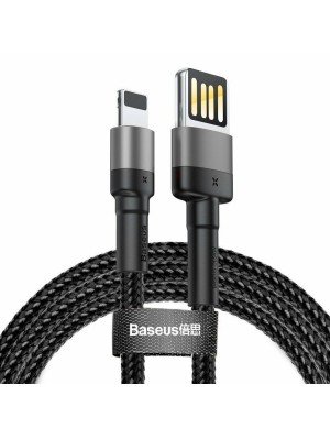 Кабель Baseus Cafule Cable（Special Edition）USB For iP 1m Grey+Black