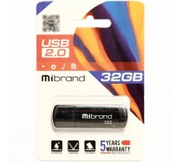 Flash Mibrand USB 2.0 Grizzly 32Gb Black
