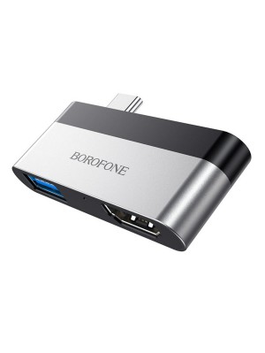 Адаптер Borofone DH2 Type-C to HDMI+USB3.0