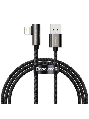 Кабель Baseus Legend Series Elbow Fast Charging Data Cable USB to iP 2.4A 2m Black