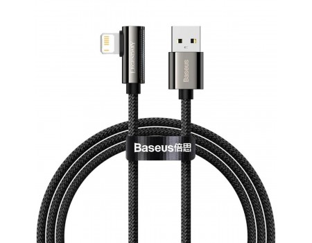 Кабель Baseus Legend Series Elbow Fast Charging Data Cable USB to iP 2.4A 2m Black