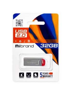 Flash Mibrand USB 2.0 Falcon 32Gb Red