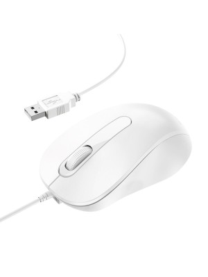 Мышь BOROFONE BG4 Business wired mouse White