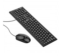 Миша + клавіатура BOROFONE BG6 Business keyboard and mouse set Black