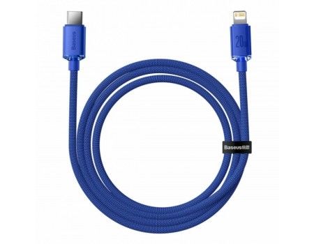 Кабель Baseus Crystal Shine Series Fast Charging Data Cable Type-C to iP 20W 1.2m Blue