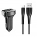 Автомобильное зарядное устройство Usams Travel Car Charger Kit King Tu Series (U35 Micro Cable 1M + C13 Dual USB Car Charger) Black