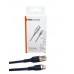 Кабель Mibrand MI-71 Metal Braided Cable USB for Lightning 2.4A 1m Navy Blue