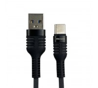 Кабель Mibrand MI-13 Feng World Charging Line USB for Type-C 2A 1m Black/Grey