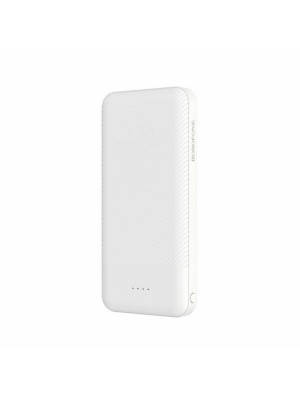 Зовнішній акумулятор BOROFONE BT27 Sea, mobile power bank, 10000mAh 2A White