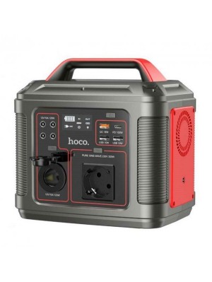 Портативна зарядна станція HOCO DB28 300W Iron Gray+Red