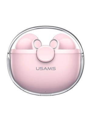 Навушники USAMS-BU12 TWS Earbuds BU Series BT 5.1 Pink