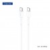 Кабель CHAROME C21-04 USB-C to USB-C передача данных cable White