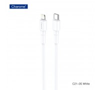 Кабель CHAROME C21-05 USB-C to Lightning charging data cable White