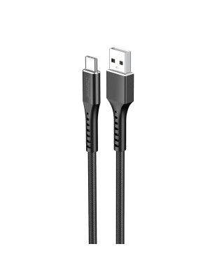 Кабель CHAROME C22-02 USB-A to USB-C aluminum alloy charging data cable Black