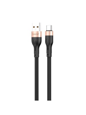 Кабель CHAROME C23-02 USB-A to USB-C передача данных cable Black