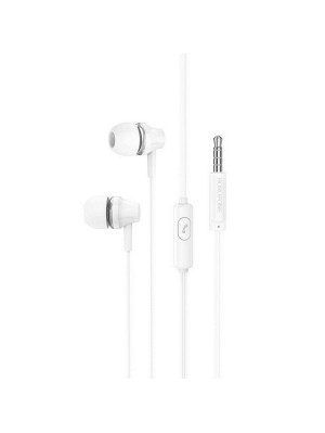 Наушники BOROFONE BM74 Singer universal earphones with microphone White