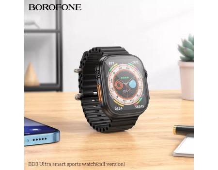 Смартгодинник Borofone BD3 Ultra smart sports watch(call version) Black