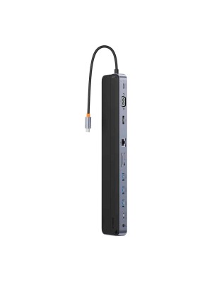 USB-Hub Baseus EliteJoy Gen2 11-Port Type-C HUB Adapter Dark gray