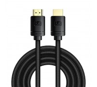 Кабель Baseus High Definition Series HDMI 8K to HDMI 8K Adapter Cable(Zinc alloy) 1m Black