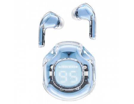 Наушники ACEFAST T8 Crystal color (2) bluetooth earbuds Ice Blue