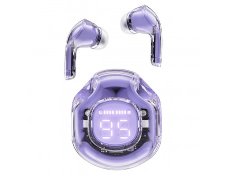 Наушники ACEFAST T8 Crystal color (2) bluetooth earbuds Alfalfa Purple