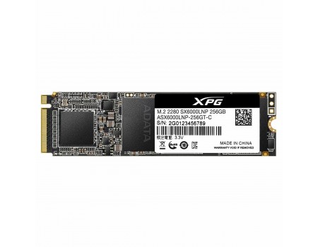 SSD M.2 ADATA XPG SX6000 Lite 256GB 2280 PCIe 3.0x4 NVMe 3D Nand Read/Write: 1800/1200 MB/sec