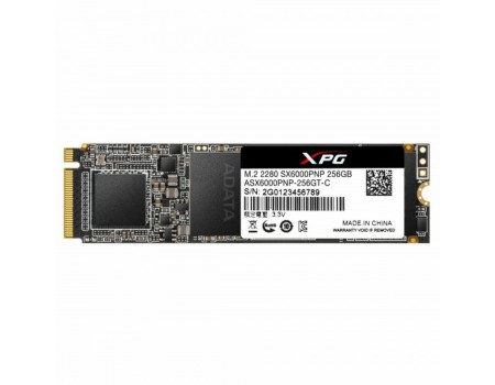 SSD M.2 ADATA XPG SX6000 Pro 256GB 2280 PCIe 3.0x4 NVMe 3D Nand Read/Write: 2100/1500 MB/sec
