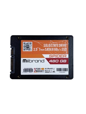 SSD Mibrand Spider 480GB 2.5&quot; 7mm SATAIII Bulk