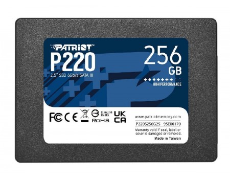 SSD Patriot P220 256GB 2.5&quot; 7mm SATAIII