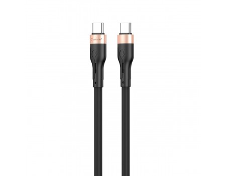 Кабель CHAROME C23-04 USB-C to USB-C передача данных cable Black