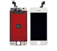 Дисплей для Apple iPhone 5S з білим тачскрином HC