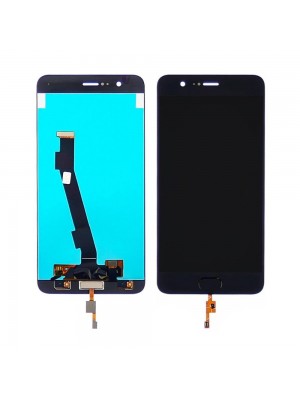 Дисплей для Xiaomi Mi Note 3 з чорним тачскрином та сканером відбитка пальця