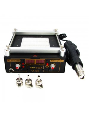 Преднагреватель плат AIDA 853A инфракрасный, керамический, с термовоздушным феном и цифровой индикацией