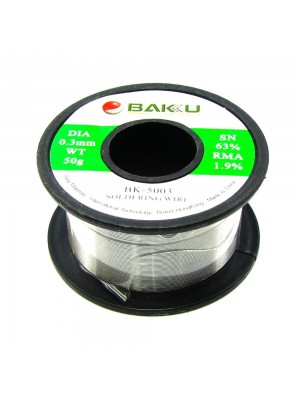 Припій BAKU BK-5003 (0.3 мм, Sn 63%, Pb 35.1%, rma 1.9%)