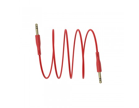 AUX кабель Borofone BL1 Jack 3.5 to Jack 3.5 1m червоний