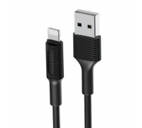 Кабель Borofone BX1 USB to Lightning 1m чорний