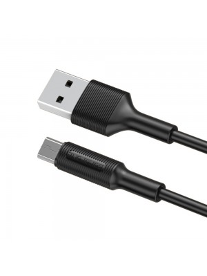 Кабель Borofone BX1 USB to MicroUSB 1m черный