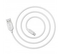 Кабель Borofone BX14 USB to MicroUSB 1m білий