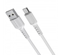 Кабель Borofone BX16 USB to MicroUSB 1m білий