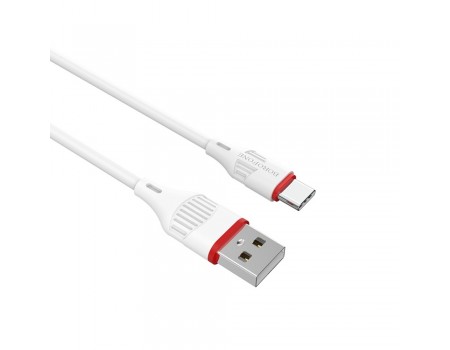Кабель Borofone BX17 USB to Type-C 1m білий