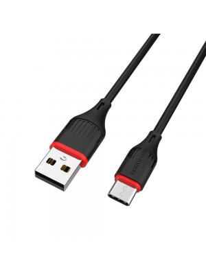 Кабель Borofone BX17 USB to Type-C 1m чорний