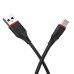 Кабель Borofone BX17 USB to Type-C 1m чорний