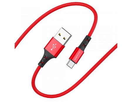 Кабель Borofone BX20 USB to MicroUSB 1m красный