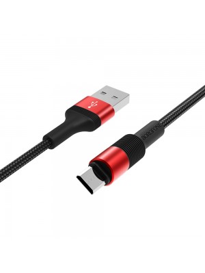 Кабель Borofone BX21 USB to MicroUSB 1m червоний