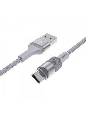 Кабель Borofone BX21 USB to Type-C 1m сріблястий