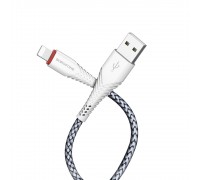 Кабель Borofone BX25 USB to Lightning 1m білий