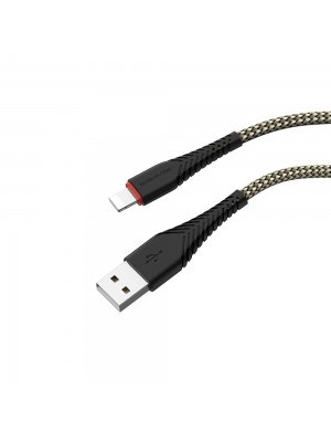 Кабель Borofone BX25 USB to Lightning 1m чорний